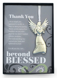 Thank You Appreciation Gift Keepsake Angel Ornament  4815