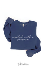 Load image into Gallery viewer, CREATED WITH A PURPOSE Graphic Sweatshirt: VINTAGE WHITE LONG SLEEVE / S