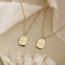 Load image into Gallery viewer, Faith Necklace, Hebrews 11:1: Yellow Gold
