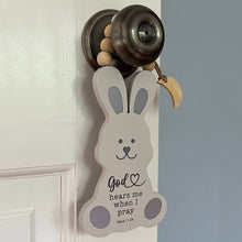 Load image into Gallery viewer, Bunny Nap Time Door Knob Hanger