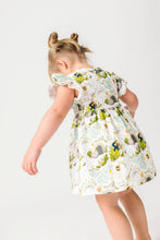 Load image into Gallery viewer, He Is Risen Short Sleeve Twirl Dress Bodysuit Cotton: 18-24M