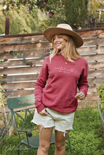 Load image into Gallery viewer, CREATED WITH A PURPOSE    Mineral Graphic Sweatshirt: VINTAGE BLACK / M