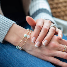 Load image into Gallery viewer, 8mm Faceted Rose Quartz Gold-Filled Blessing Bracelet: S