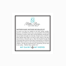 Load image into Gallery viewer, Mother Mary, Mother Me Blessing Bracelet - Silver: Amazonite