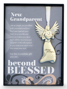 New Grandparent Gift Keepsake Angel Ornament 4814