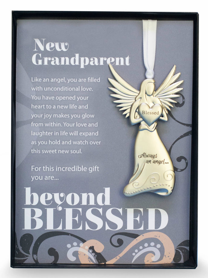 New Grandparent Gift Keepsake Angel Ornament 4814