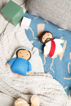 Load image into Gallery viewer, Mary Plush Rattle Doll | Catholic Baby Doll | Gift for Baby