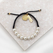 Load image into Gallery viewer, She is Radiant Bracelet - Gold: Black