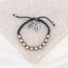 Load image into Gallery viewer, Feminine Genius Bracelet - Giving Back to ENDOW: Light Blue/Silver