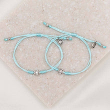 Load image into Gallery viewer, Together in Prayer Bracelet Set: Metallic Silver