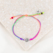 Load image into Gallery viewer, Breathe Blessing Bracelet: Mint / Silver