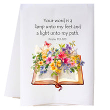 Load image into Gallery viewer, Light Unto My Path Kitchen Towel
