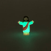 Load image into Gallery viewer, Glow in the Dark Jesus Figurines, Jesus Loves You, 50 ct: Multicolored / Rubber