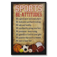 Load image into Gallery viewer, Sports Be-attitudes Plaque