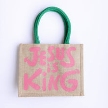 Load image into Gallery viewer, Jesus Is King Easter Basket/Bag