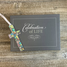 Load image into Gallery viewer, Celebration Of Life Cross: Sympathy Ornament USA 6306-DI