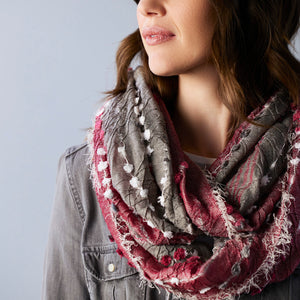 Textured Infinity Scarf