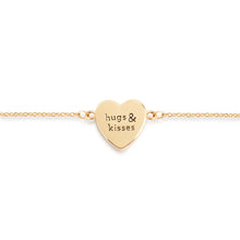 Load image into Gallery viewer, Art Heart Bracelet - Hugs &amp; Kisses