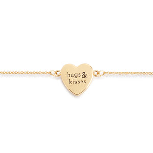 Art Heart Bracelet - Hugs & Kisses