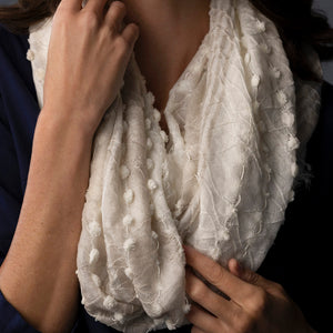 Textured Infinity Scarf