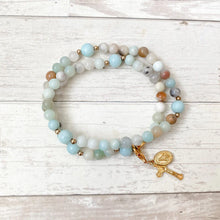 Load image into Gallery viewer, Gianna | Stretch &amp; Wrap Rosary Bracelet