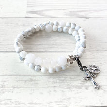 Load image into Gallery viewer, Glory | Stretch &amp; Wrap Rosary Bracelet - Small