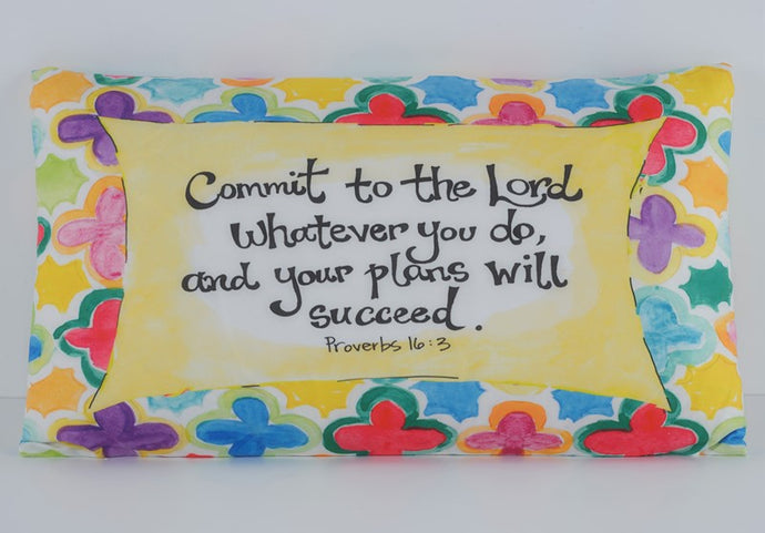Lumbar Pillow, Commit to the Lord