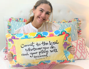 Lumbar Pillow, Commit to the Lord