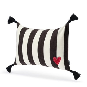 Heart and Stripes Pillow