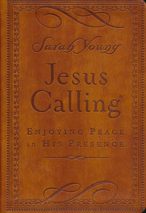 Jesus Calling, Deluxe Edition--soft leather-look, brown