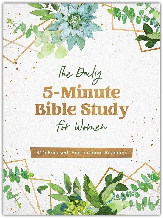 The Daily 5-Minute Bible Study Journal for Women: 365 Encouraging Readings:  9781636095592 