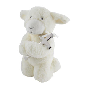 Musical Prayer Lamb with Cross