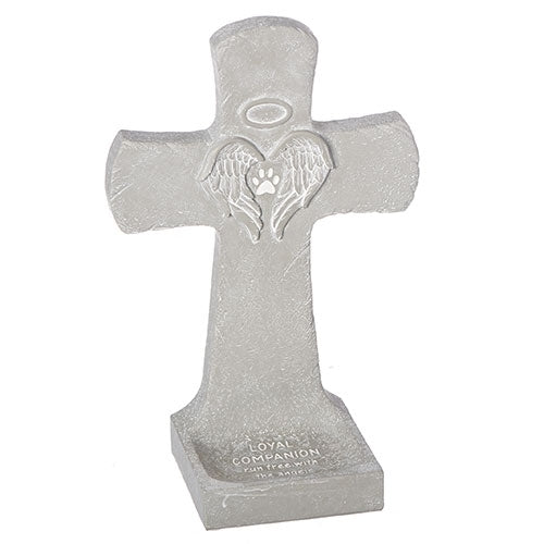 Pet Memorial Garden Stone Cross