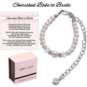 Cherished Babe to Bride Sterling Silver Baby Bracelet Gift