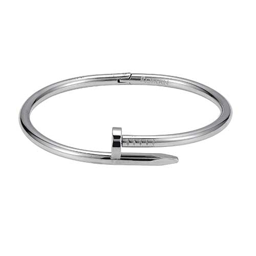 Silver Nail Bracelet