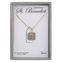 Load image into Gallery viewer, Sterling Silver St. Benedict Necklace