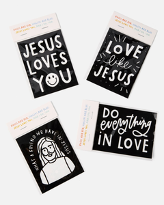 Love Like Jesus Valentine Fuzzy Coloring Cards