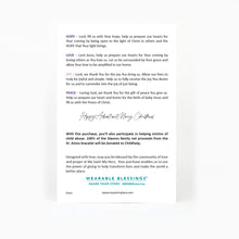 Load image into Gallery viewer, Advent Blessing Bracelet