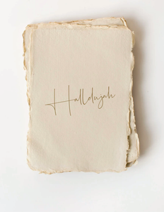 "Hallelujah!" Religious Greeting Card