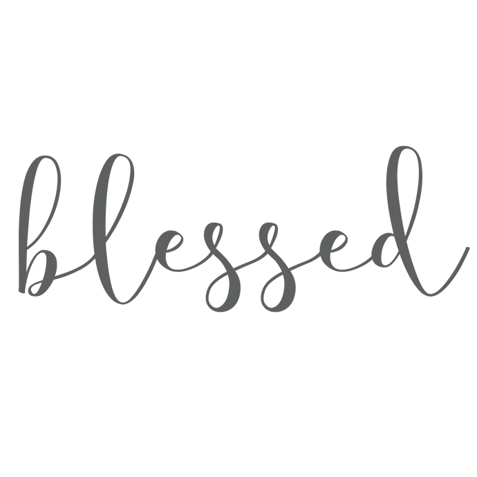 Blessed Script Wall Decor