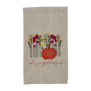Fall French Knot Towel
