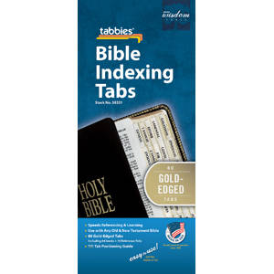 Gold-Edged Bible Indexing Tabs