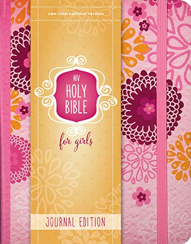 Niv, Holy Bible for Girls, Journal Edition, Hardcover, Pink, Elastic Closure