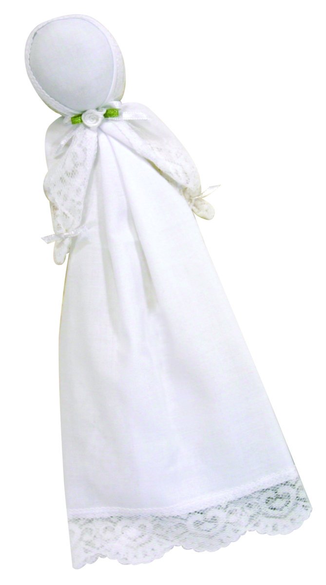 Keepsake Trousseau Handkerchief Doll, White