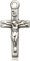 Load image into Gallery viewer, Sterling Silver Crucifix Necklace - 18&quot; Chain