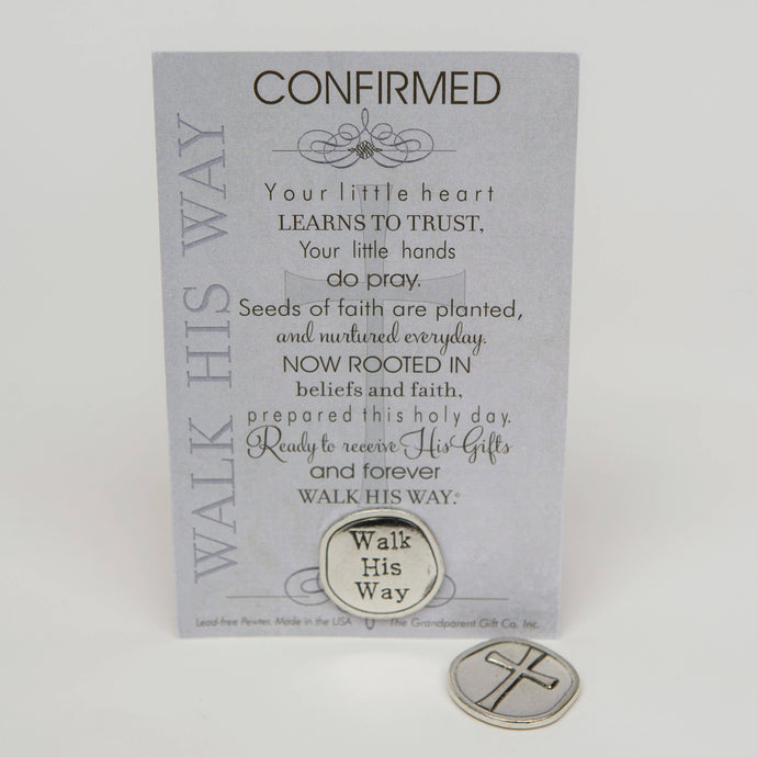 Confirmation Gift: Handmade Pewter Coin