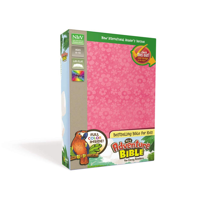 NIrV, Adventure Bible for Early Readers, Leathersoft, Pink, Full Color