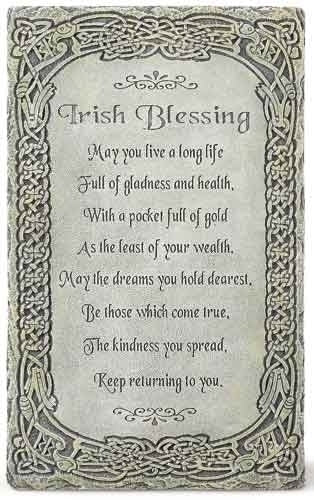 Irish Blessing Wall Plaque