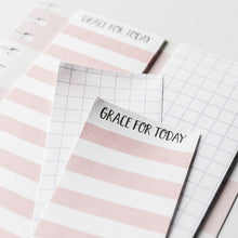Load image into Gallery viewer, Grace for Today - Agenda Planner Memo Pads Insert