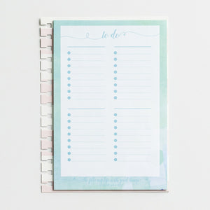He Fills My Life with Good Things - Agenda Planner Memo Pad Insert